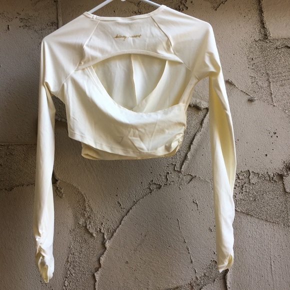 RARE Gymshark Whitney Simmons Long Sleeve Crop Top - Picture 1 of 7